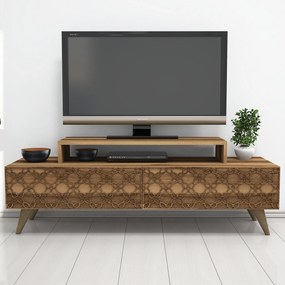 Móvel TV City – Nogueira – 140 cm x 48,8 cm x 41,8 cm