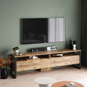 Móvel de TV "Horizon" – Pinho Atlântico - 180x35.5x56 cm – Design Mode