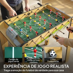 Matraquilhos para Crianças em Madeira com 2 Marcadores 6 Punhos 18 Jogadores 6 Varas e 2 Bolas 75x66x75 cm Madeira