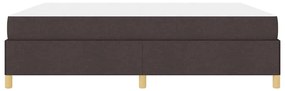 Cama Box Outros Marrom Escuro e Branco 180 x 200 cm tecido