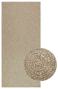 vidaXL Tapete ZIZUR bege 100x200 cm aspeto de juta interior e exterior