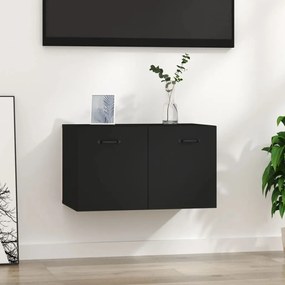 vidaXL Armário parede 60x36,5x35 cm derivados de madeira preto