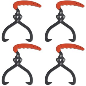 Pinça para troncos com Cabo em PVC 4 pcs