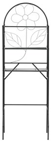 Toalheiro preto 60x33x174 cm