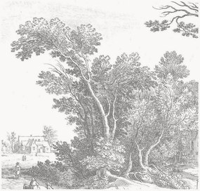 Papel de parede não tecido Engraved Landscapes V