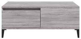 Mesa de centro 90x50x36,5 cm derivados madeira cinzento sonoma