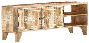 vidaXL Móvel de TV 110x30x40 cm madeira de mangueira maciça
