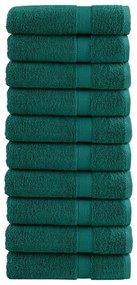 Toalhas de banho premium SOLUND 10 pcs 70x140 cm 600 gsm verde