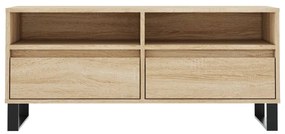 Móvel p/ TV 100x34,5x44,5 cm derivados madeira carvalho sonoma