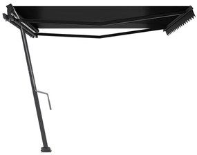 Toldo retrátil manual independente 450x300 cm antracite