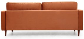 Sofá de 3 Lugares Rome – Laranja – 215x90x70 cm