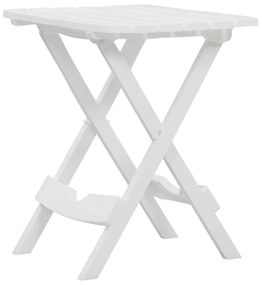 Mesa de jardim dobrável 45,5x38,5x50 cm branco
