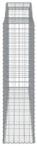 Cestos gabião arqueados 30 pcs 300x50x180/200 ferro galvanizado