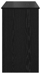 Mesa de Maquiagem com Espelho Preto 100x45x76 cm