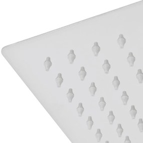 Cabeça de chuveiro 2 pcs aço inoxidável 20x30 cm