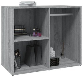Toucador 80x40x65 cm derivados de madeira cor cinzento sonoma