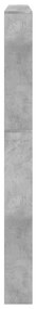 Sapateira c/ espelho 5 divisórias 63x17x169,5 cm cinza cimento