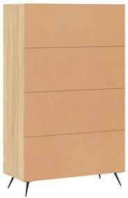 Armário alto derivados de madeira 69,5x31x115cm carvalho sonoma
