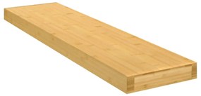 vidaXL Prateleira de parede 80x20x4cm bambu