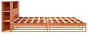 Cama com estante sem colchão 180x200 cm madeira maciça
