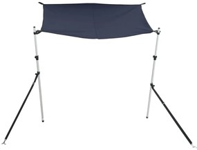 Conjunto extensão de toldo em T 170x170x(113-182,5) cm azul