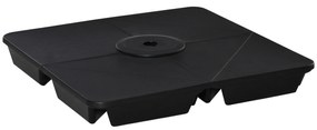 Base para Chapéu de Sol com 4 Peças Recarregáveis de Areia 80kg 4 Peça