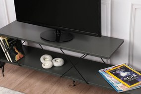 Móvel TV Street – Antracite – 120x40x30 cm
