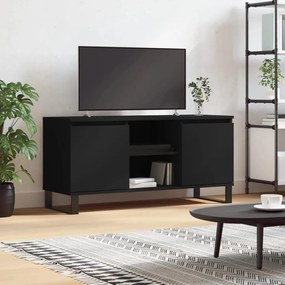 vidaXL Móvel de TV 104x35x50 cm derivados de madeira preto