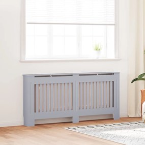vidaXL Capa de Radiador 2 pcs Cinzeto 172 x 19 x 81,5cm