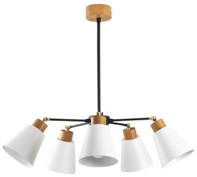 Candeeiro de Teto Manavgat – Branco – Diâmetro 58 cm, Altura 68 cm