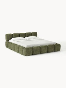 Teddy Bouclé Upholstered Bed Tayla