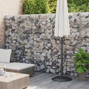 Muro gabião com tampas aço galvanizado 900x30x200 cm