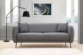 Sofá-Cama 3 Lugares Sevilla – Cinzento – 214x98x85 cm