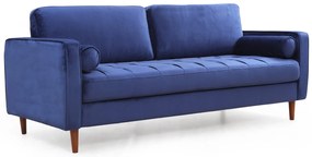 Sofá de 3 Lugares Rome – Azul Marinho – 215 x 90 x 70 cm