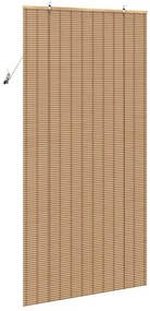 Persianas e Sombras para Janela Marrom Claro 120 x 220 cm Bambu