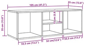 Banco sapateira 105x35x35 cm deriv. madeira carvalho artisiano