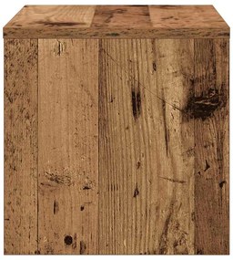 Armário de Cabeceira 2 pcs Madeira antiga 40 x 30 x 30 cm