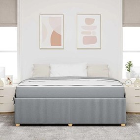 Estrutura da Cama Outros Cinzento-claro 180 x 200 cm tecido