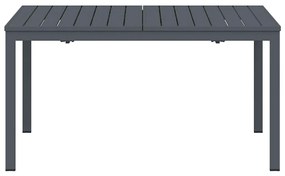 Mesas de Extensão vidaXL 2 pcs Antracite 210x90x73 cm Aço
