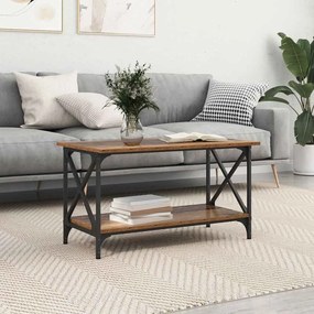 vidaXL Mesa de centro Madeira antiga 80 x 45 x 45.5 cm