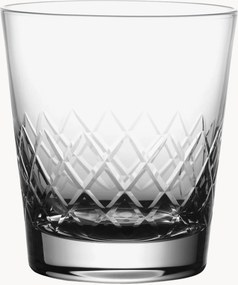 Copos de uísque em cristal artesanal Lattice, conjunto de 4