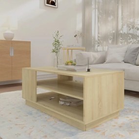 Mesa de centro 102x55x43cm derivados de madeira carvalho sonoma