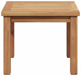 Mesa de centro Castanho 45 x 45 x 36 cm Madeira de teca sólida