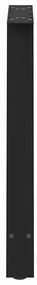 Pés para mesa de jantar em formato A, 2 peças, preto, 70x(72-73) cm, a
