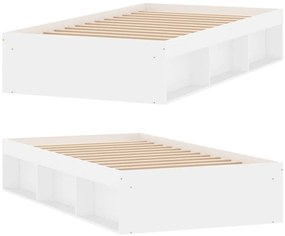 Estrutura de cama 100x200 cm branco