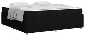 Estrutura da Cama Outros Preto 200 x 200 cm tecido