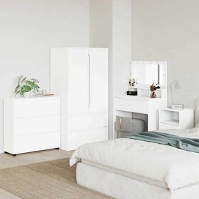 vidaXL Armário de arrumação Branco 80 x 31 x 81 cm Madeira processada