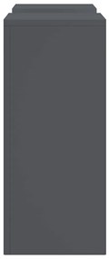 Suportes de Plantas para Exteriores Pilar 2 pcs Antracite 24x24x55 cm