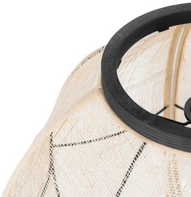 Candeeiro de suspensão oriental castanho 46 cm - Rob