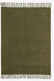 Manta Plaid Em Chenille Maidina Verde Azeitona Intenso & 140 X 200 Cm - Sklum